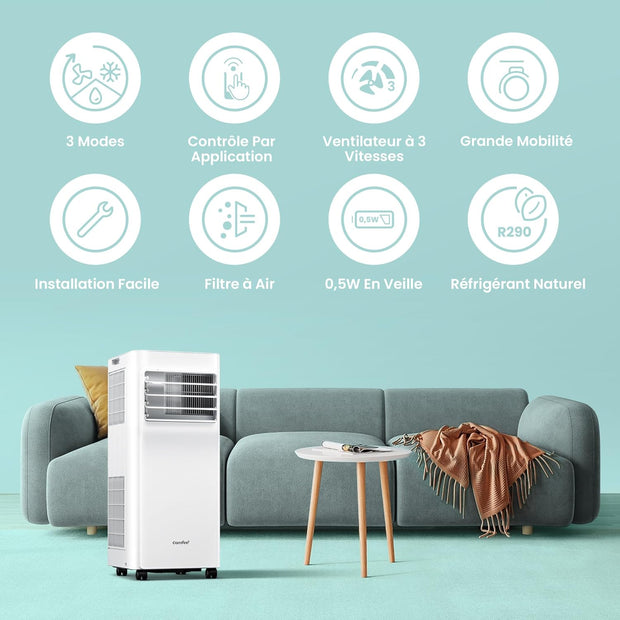 Climatiseur Mobile 7000 BTU