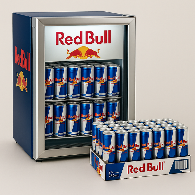 Mini Frigo Red Bull + 24 Canettes Incluses – Édition Limitée